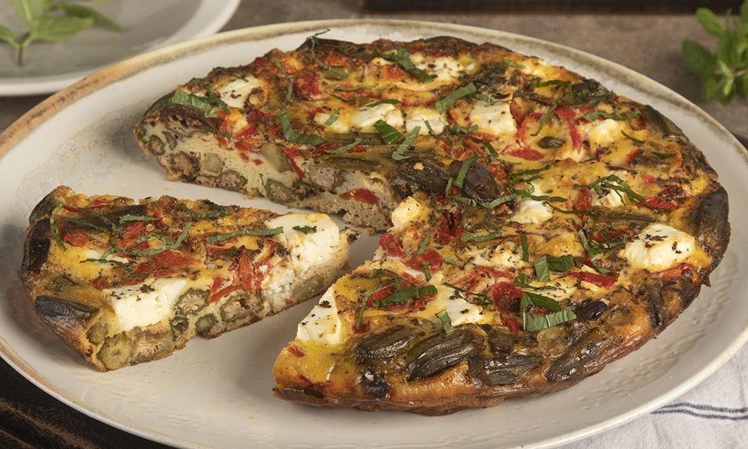 Συνταγή για να φτιάξετε ομελέτα φούρνου με μπάμιες