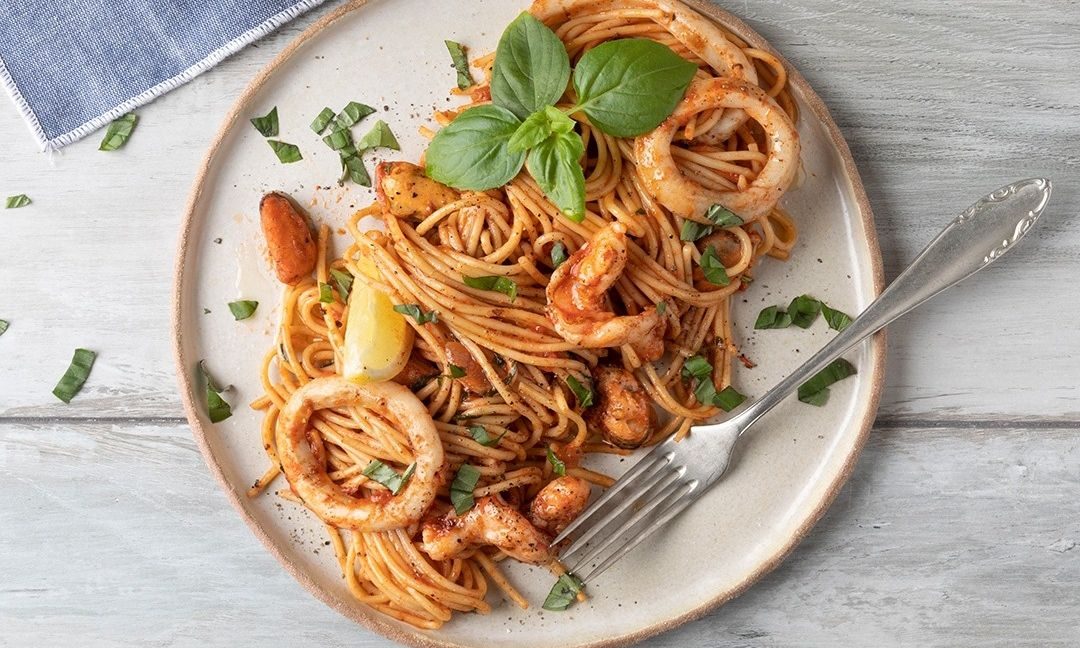 Aρωματική μακαρονάδα με θαλασσινά - Απλά ασυναγώνιστη