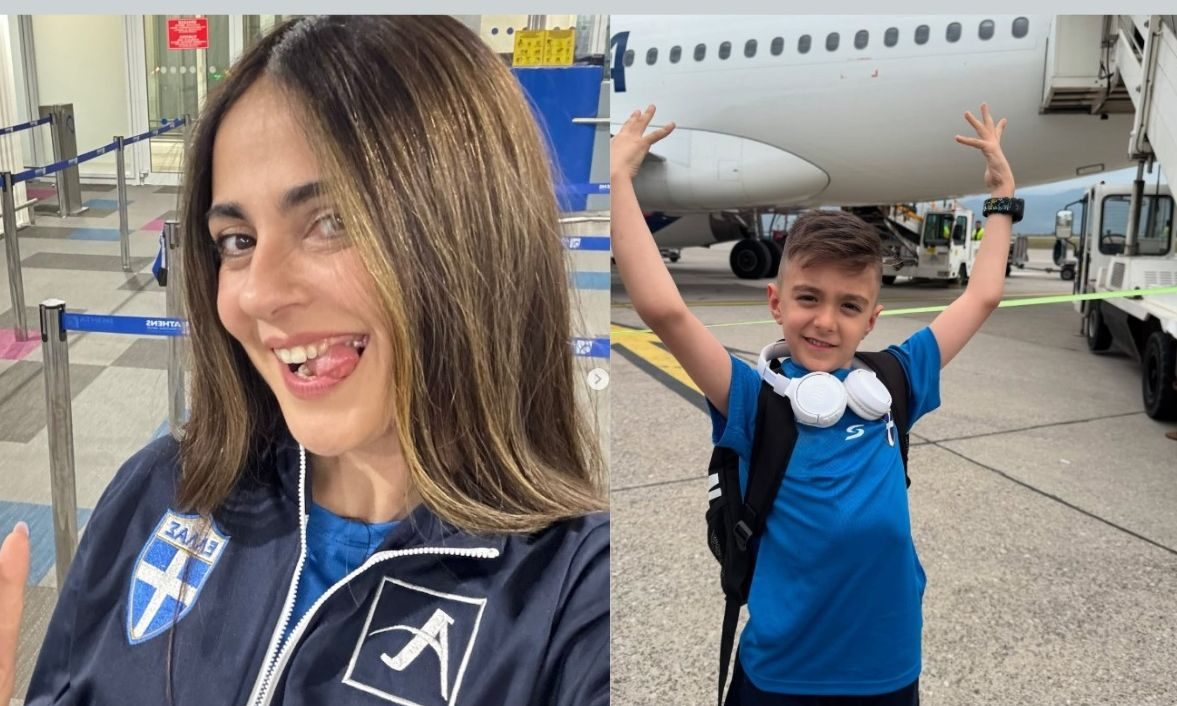 Αγγελική Δαλιάνη: Στο πλευρό του γιου της που αγωνίζεται με την Εθνική Ομάδα Καράτε στο Μαυροβούνιο