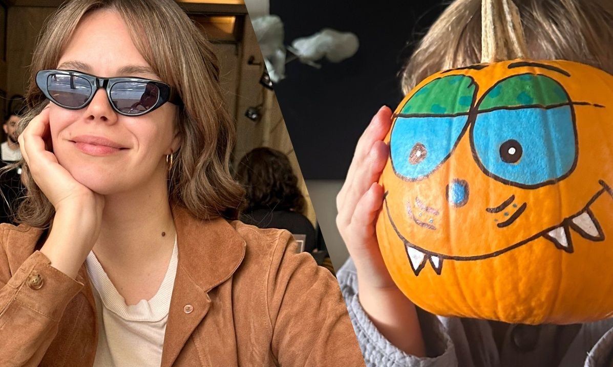Η Γεωργία Αβασκαντήρα γιορτάζει το Halloween φτιάχνοντας γλυκά και κολοκύθες με τον γιο της
