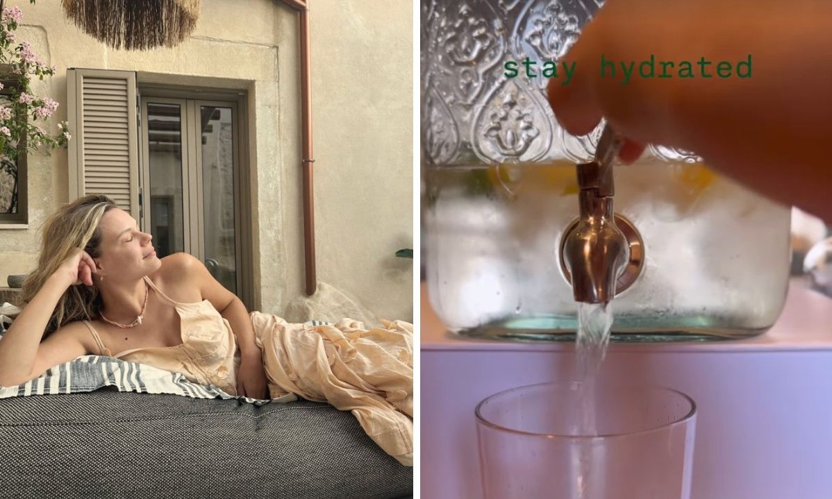 Το εύκολο φυσικό ρόφημα της Γεωργίας Αβασκαντήρα που θα σε κρατήσει ενυδατωμένη όλο το καλοκαίρι