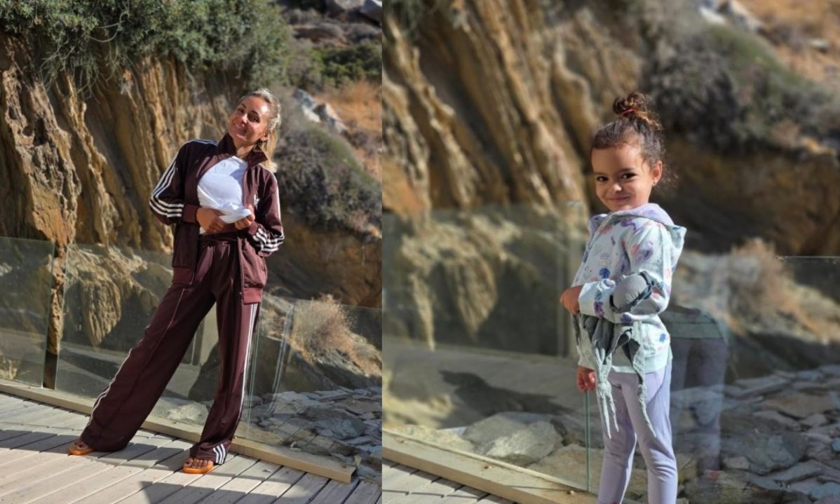 Η Βασιλική Μιλλούση αποχαιρετά τον Σεπτέμβρη με μια βόλτα στη θάλασσα με την κόρη της και τη γιαγιά