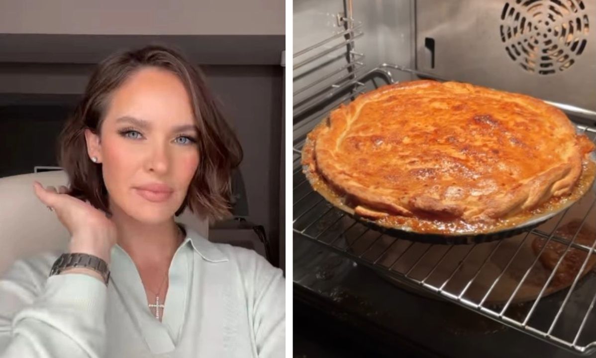 Η Ανίτα Μπραντ μας έδωσε τη συνταγή για τη δική της μυρωδάτη μηλόπιτα που έφτιαξε με τη μαμά της