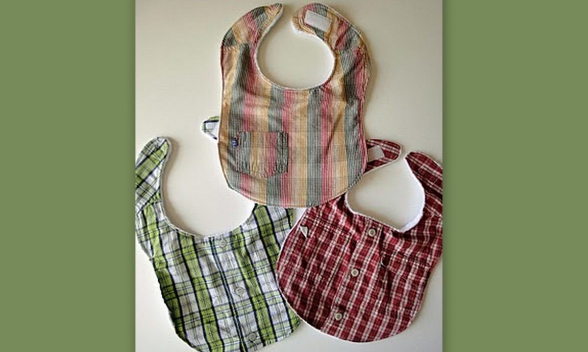 Φτιάξτε σαλιάρες από τα παλιά σας πουκάμισα!