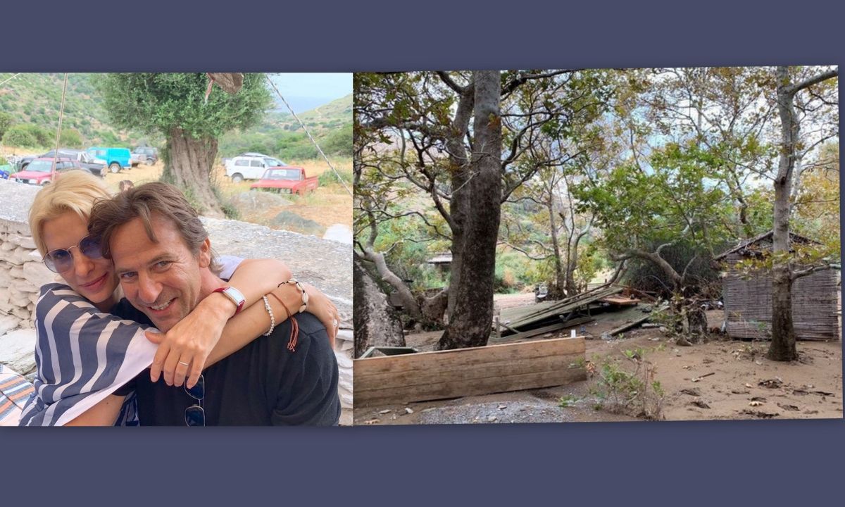 Μενεγάκη-Παντζόπουλος: Μαζεύουν τις «πληγές» τους μετά την καταστροφή στο ξενοδοχείο (Photos)