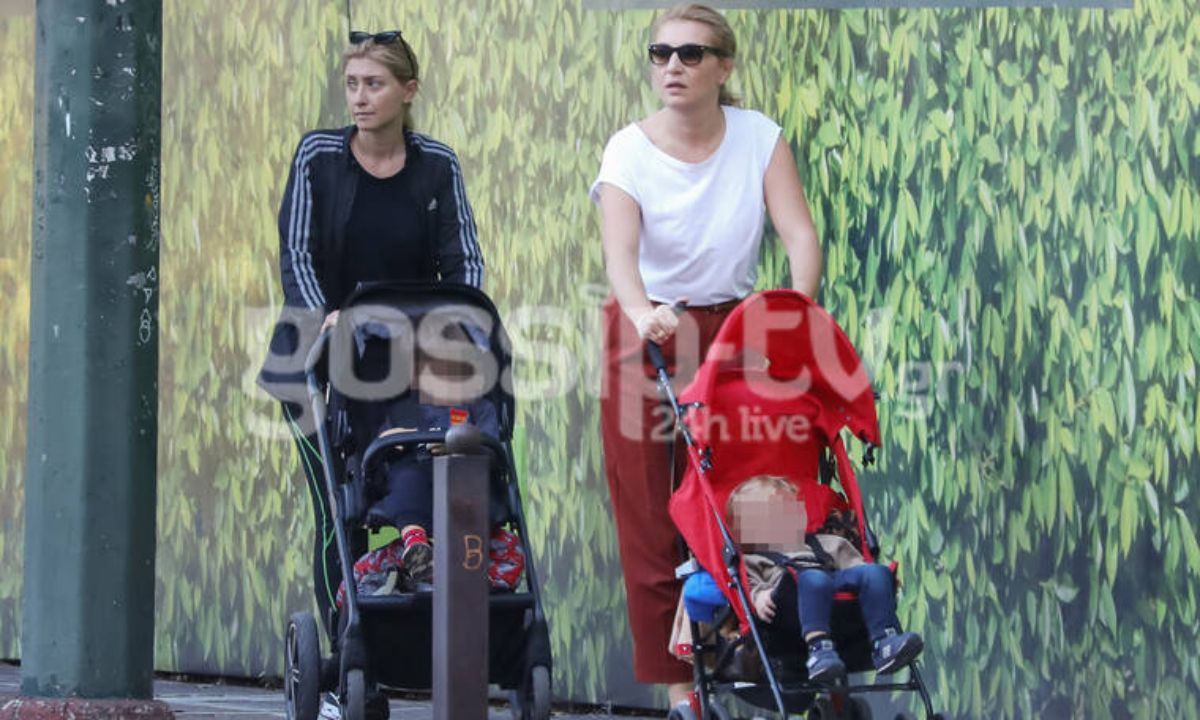 Σία Κοσιώνη-Έλενα Παπαδημητρίου: Οι κυρίες της ενημέρωσης χωρίς ταγιέρ και με τα παιδιά τους (pics)