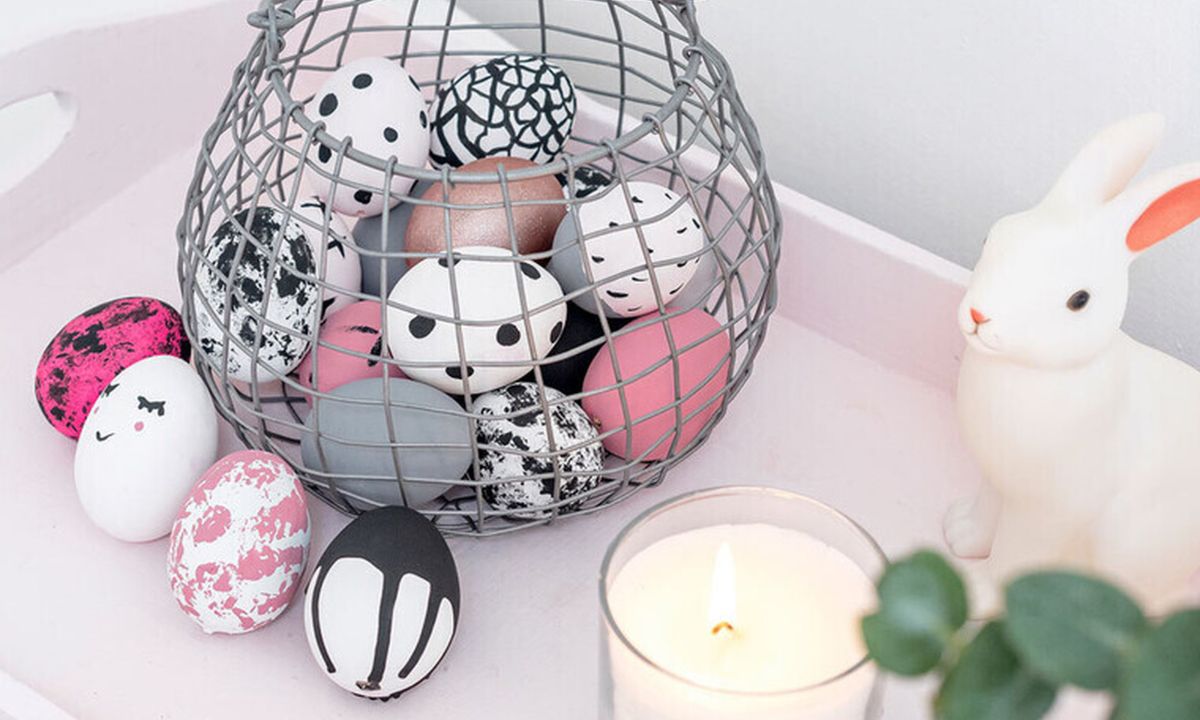 Δημιούργησε μια υπέροχη σύνθεση για το πασχαλινό σου τραπέζι με ζωγραφιστά αυγά