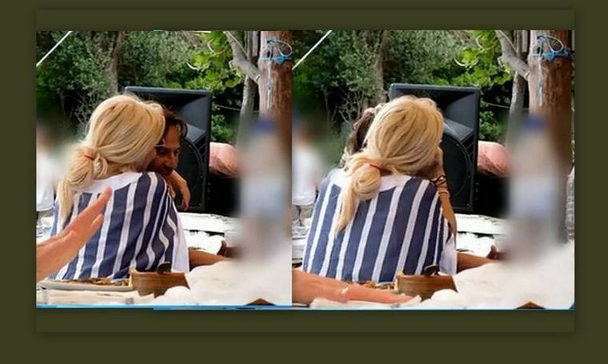 Μενεγάκη-Παντζόπουλος: Έτσι περνούν τα βράδια τους στην Άνδρο (Φώτο)