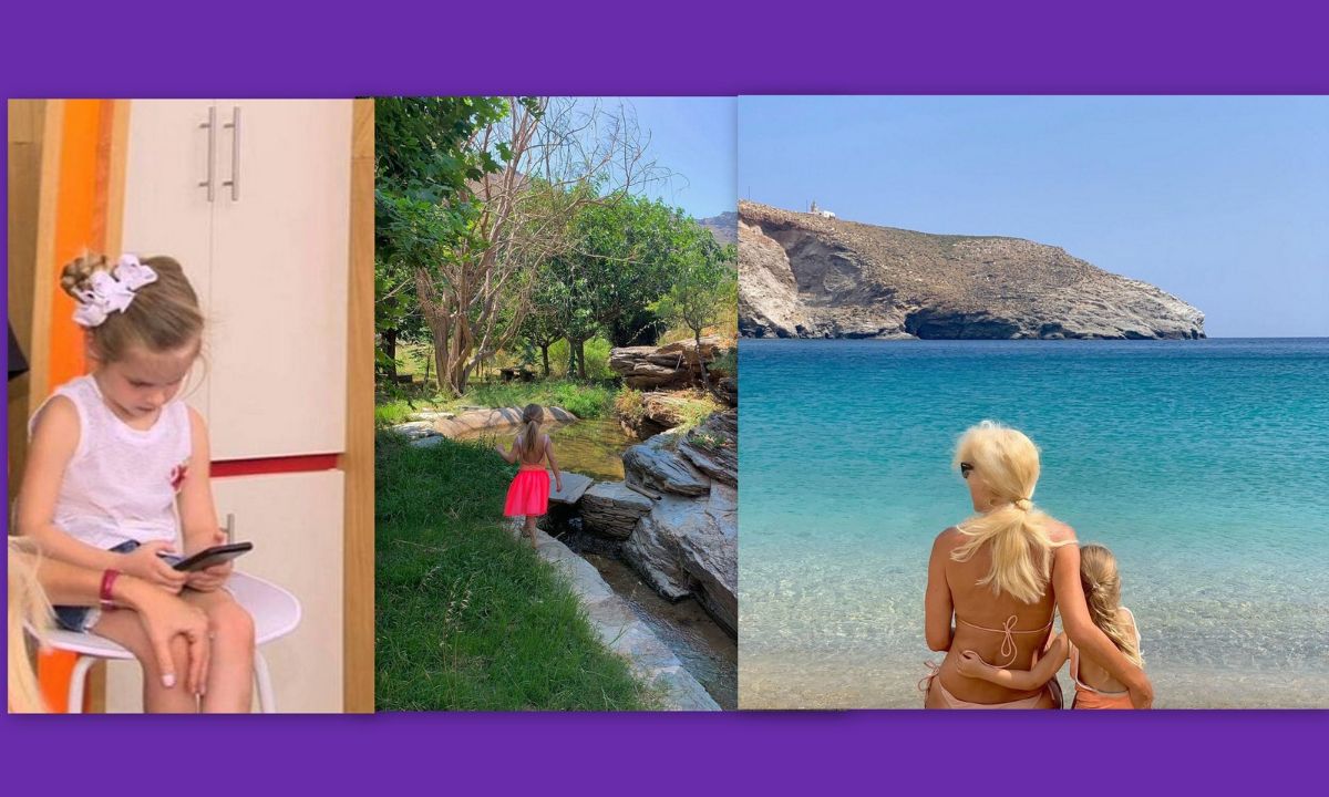 Μαρίνα Παντζοπούλου: Οι φορές που η 5χρονη κόρη της  Μενεγάκη πόζαρε στο Instagram