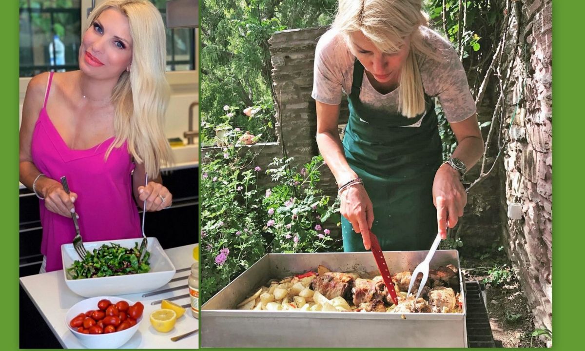 Ελένη Μενεγάκη: Η σπεσιαλιτέ που φτιάχνει στην οικογένειά της στα Άχλα!