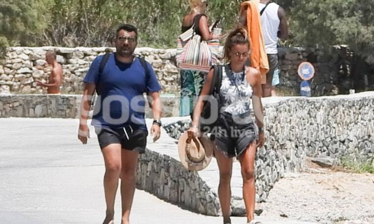 Ελένη Τσολάκη: Διακοπές στα Κουφονήσια – Σπάνιες φωτό με τον άντρα της