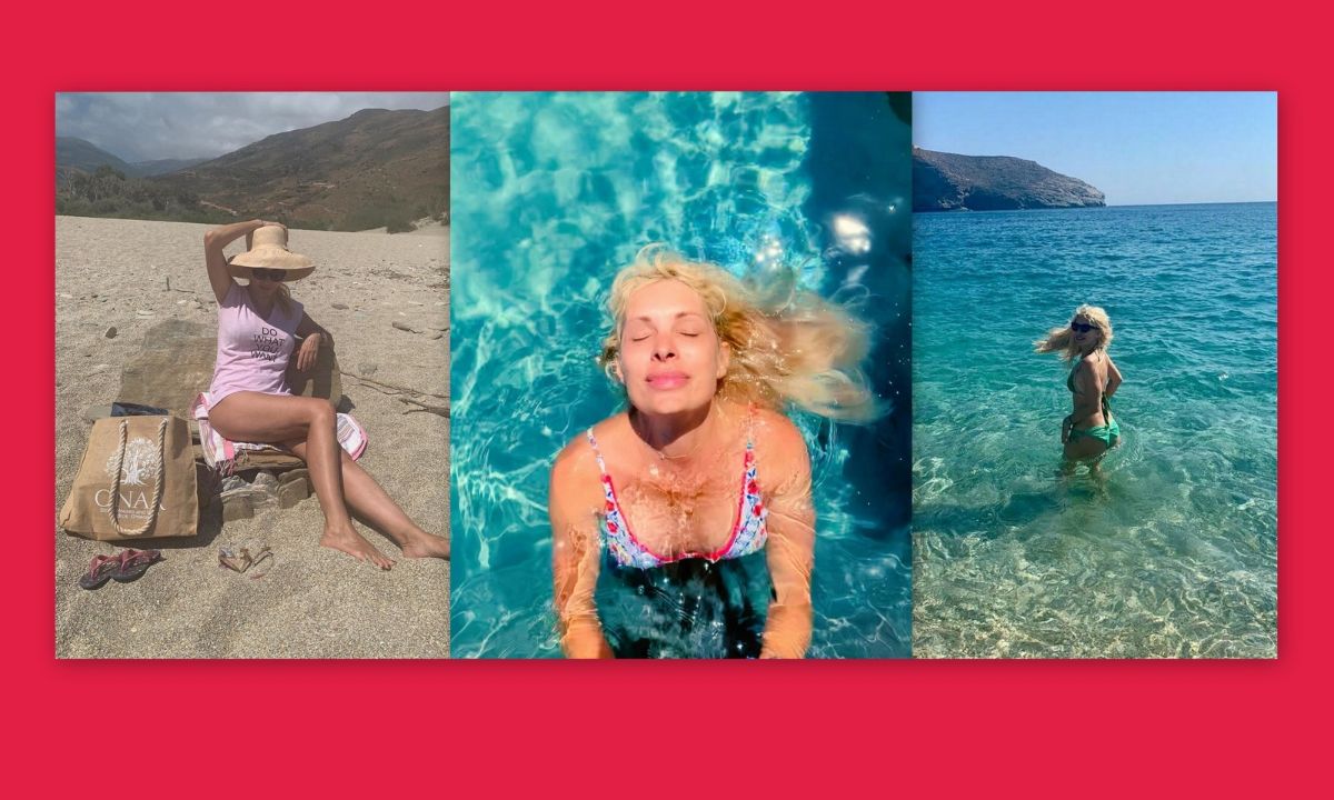 Ελένη Μενεγάκη: Όλες οι φορές που πόζαρε χωρίς ρετούς και έδειξε τις ατέλειές της