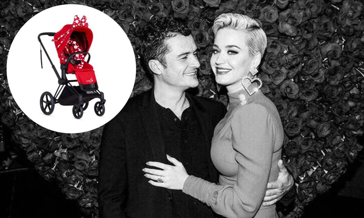 Ένα customized καρότσι cybex priam για την Katy Perry & τον Orlando Bloom