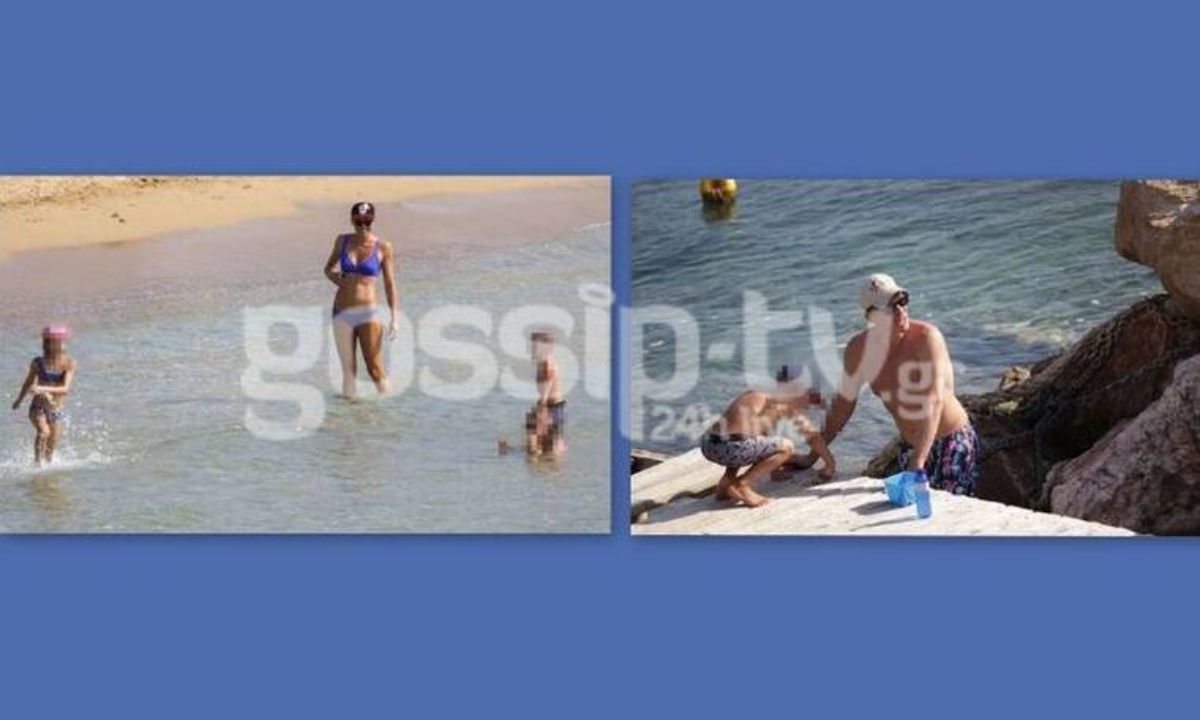 Χρουσαλά - Πατίτσας: Ατελείωτο το καλοκαίρι! Στη θάλασσα με τα παιδιά τους