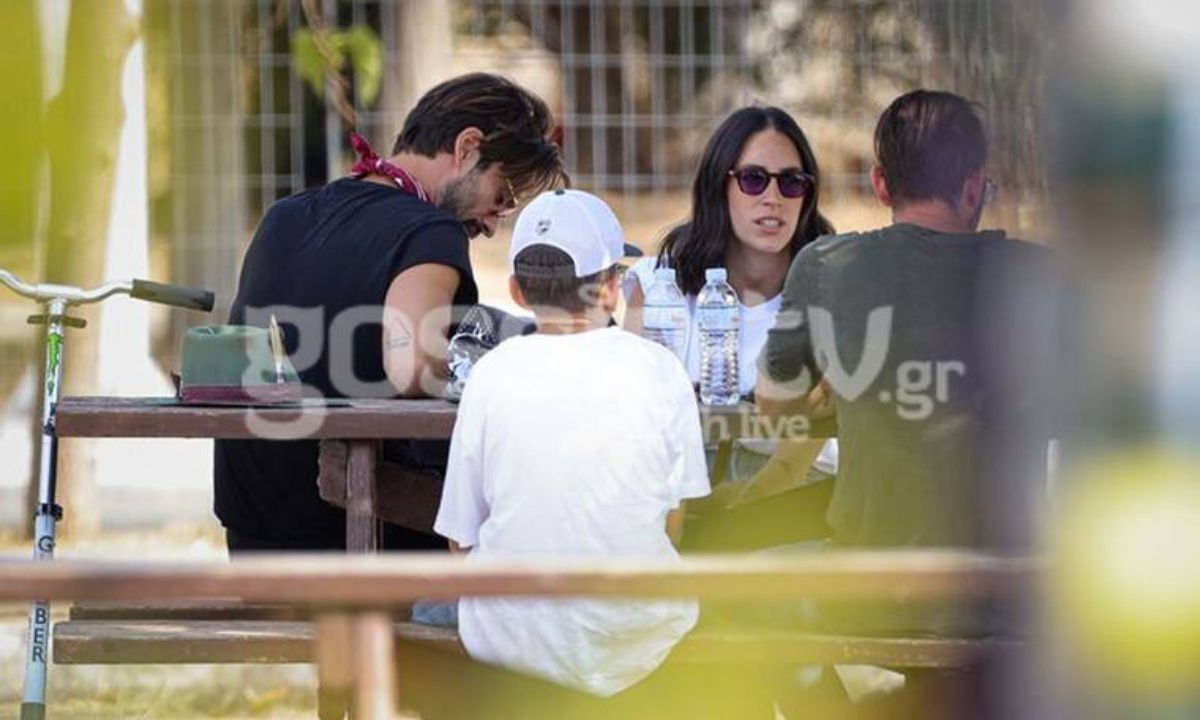 Καράβας – Ψαρρού: Στο Μαρούσι με στυλ – Σπάνιες φωτό με τα παιδιά τους