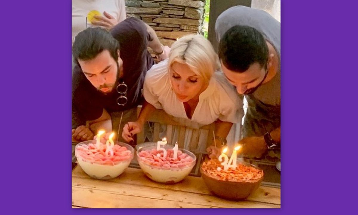 Μενεγάκη: Όλες οι φώτο από το πάρτι γενεθλίων και ο διάλογος με τα παιδιά της