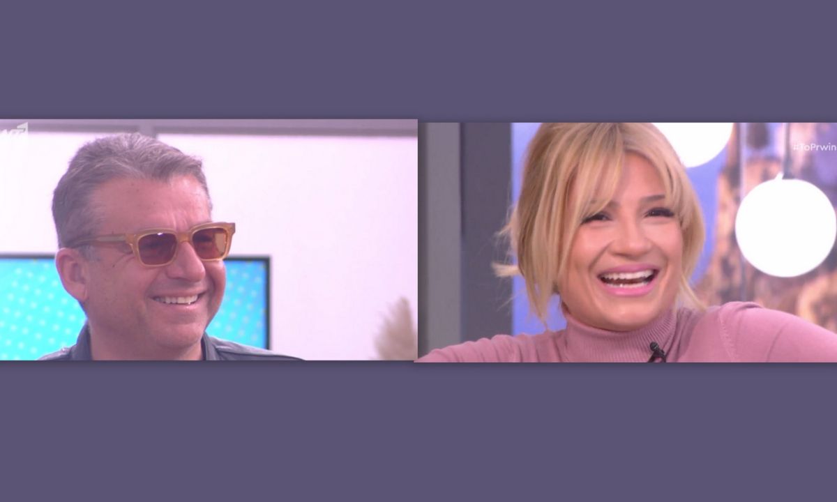 Ο Γιώργος Λιάγκας στο Πρωινό – Άφωνη η Σκορδά μόλις τον είδε στο πλατό