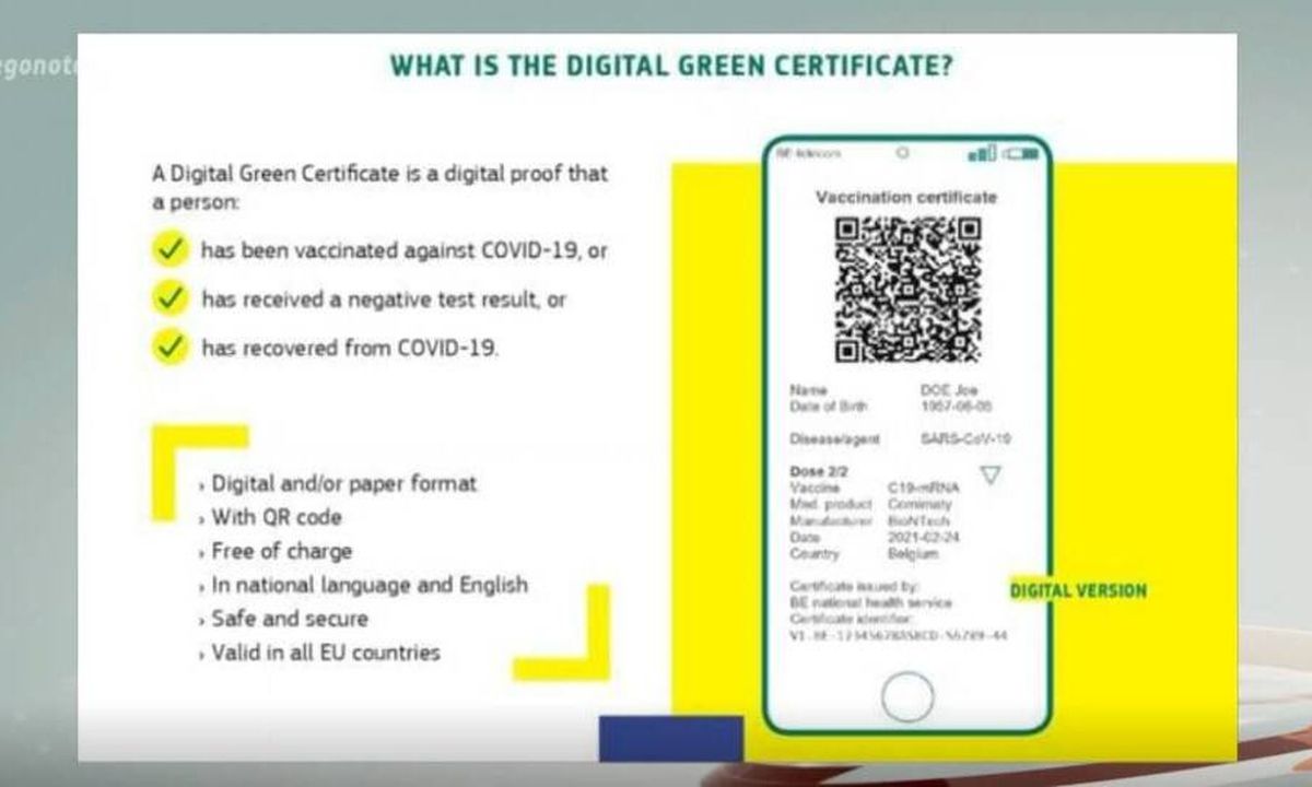 Πράσινο πιστοποιητικό εμβολιασμού: Όλα όσα πρέπει να γνωρίζετε - Πότε θα είναι διαθέσιμο στην Ελλάδα
