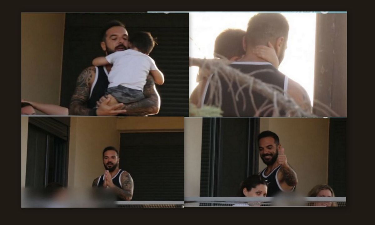 Survivor: Η πρώτη αγκαλιά του Ντάφυ στον γιο του και τα κεράσματα της γυναίκας του στους ρεπόρτερ