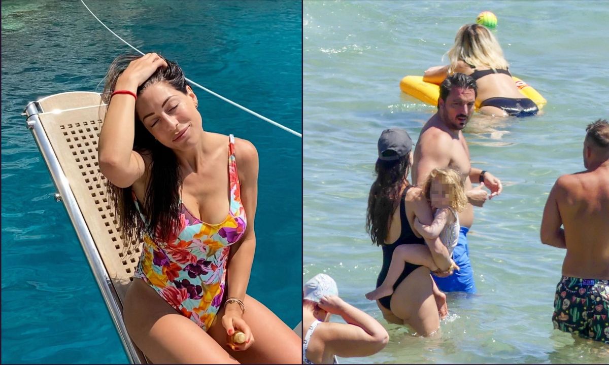 Πετρουτσέλι - Γούτος: Μαθαίνοντας κολύμπι στην κόρη τους (photos)