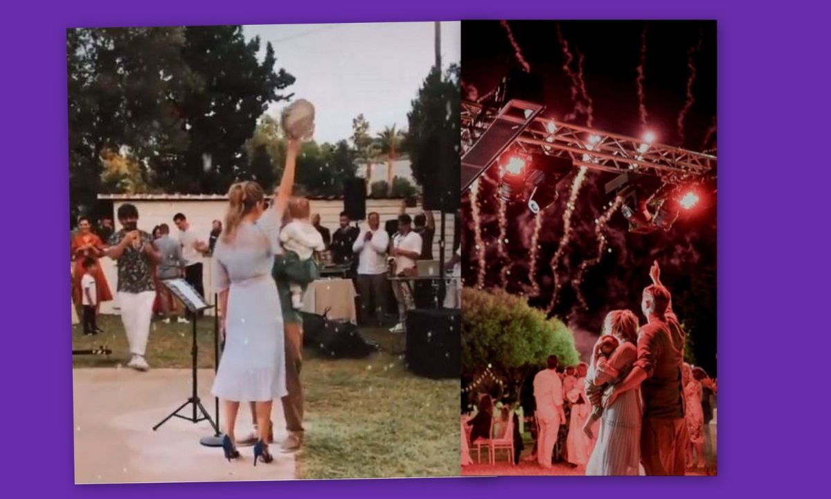 Αλέξανδρος Μπουρδούμης – Λένα Δροσάκη: Βάφτισαν τον γιο τους (Photos & Videos)