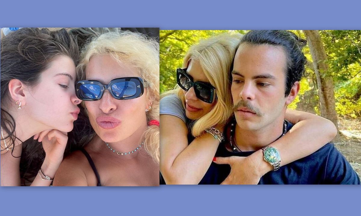 Άγγελος Λάτσιος: Ο διάλογος με την μαμά του, Ελένη Μενεγάκη στη φωτογραφία με την Βαλέρια