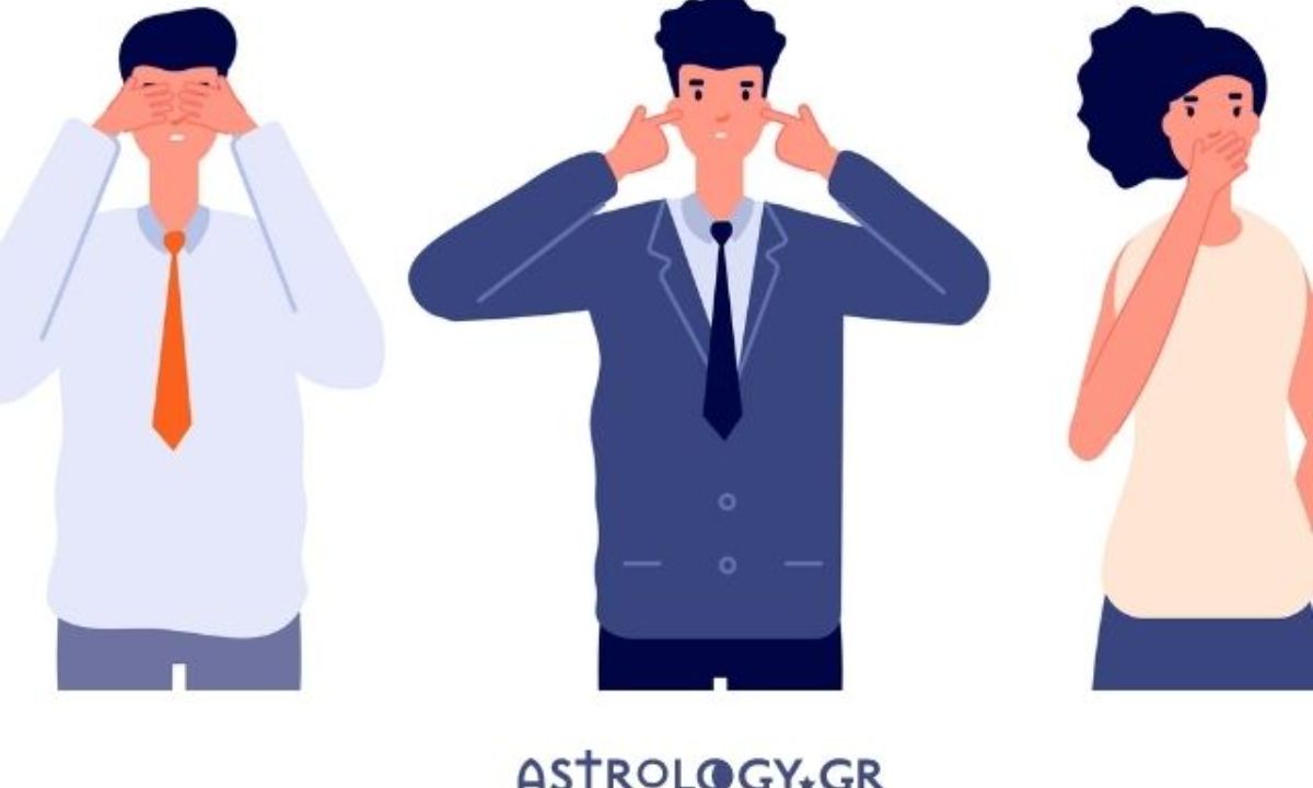 Τα 4 ζώδια που δεν ξέρουν, δεν είδαν και δεν άκουσαν τίποτα!