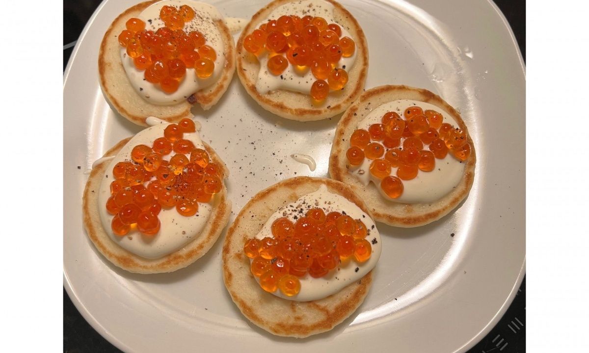 Το ορεκτικό με χαβιάρι σολομού για τις γιορτές (Γράφει η Majenco)
