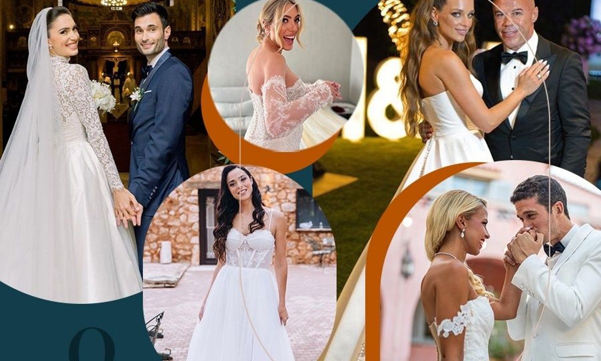 6 Ελληνίδες celebrities που εντυπωσίασαν ως νύφες το 2023