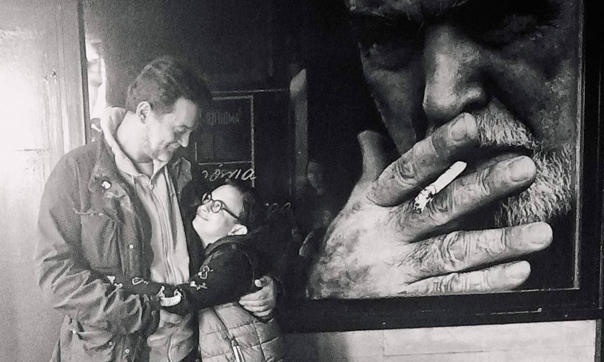 Κωνσταντίνος Καζάκος: Σπάνια εμφάνιση με τον γιο του - Η selfie στο Καλλιμάρμαρο