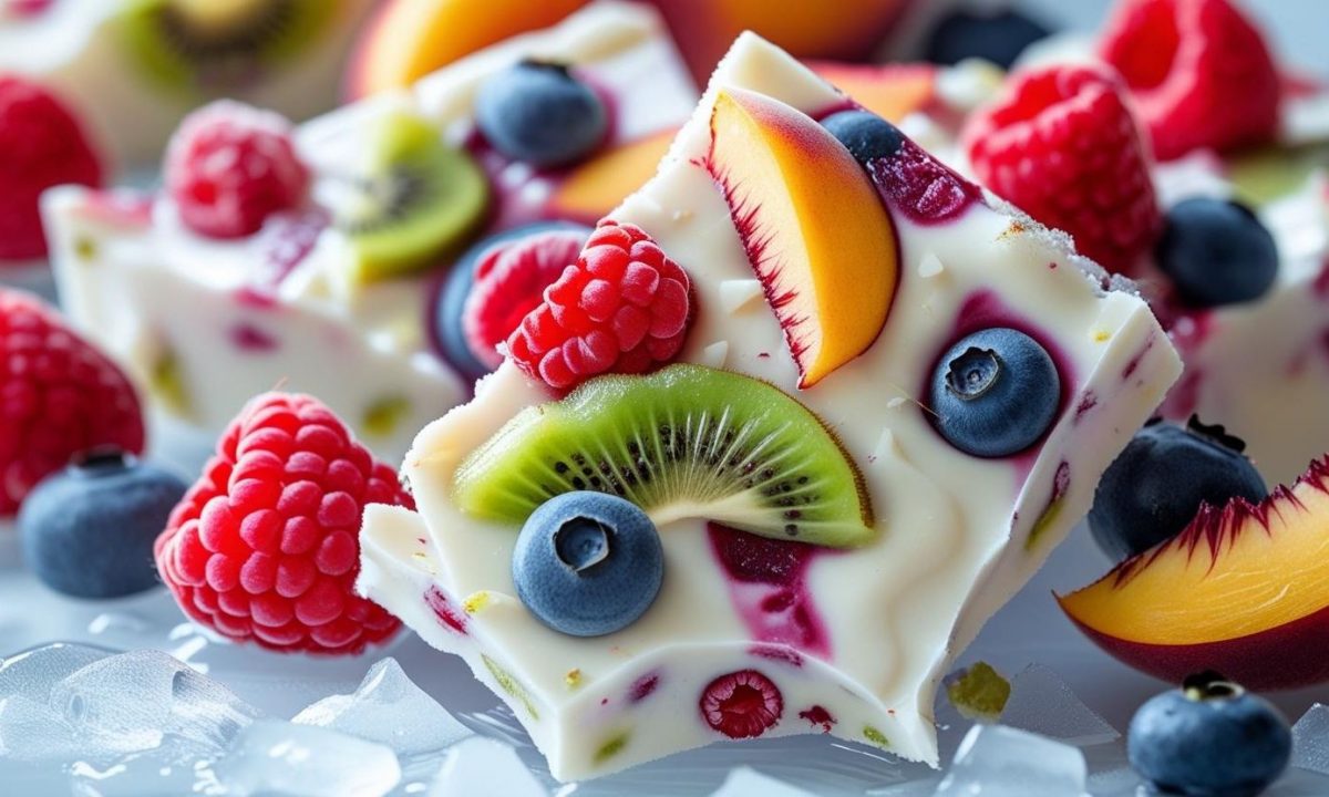 Frozen yogurt μπάρες: Το τέλειο δροσερό snack για την επιστροφή από τις διακοπές