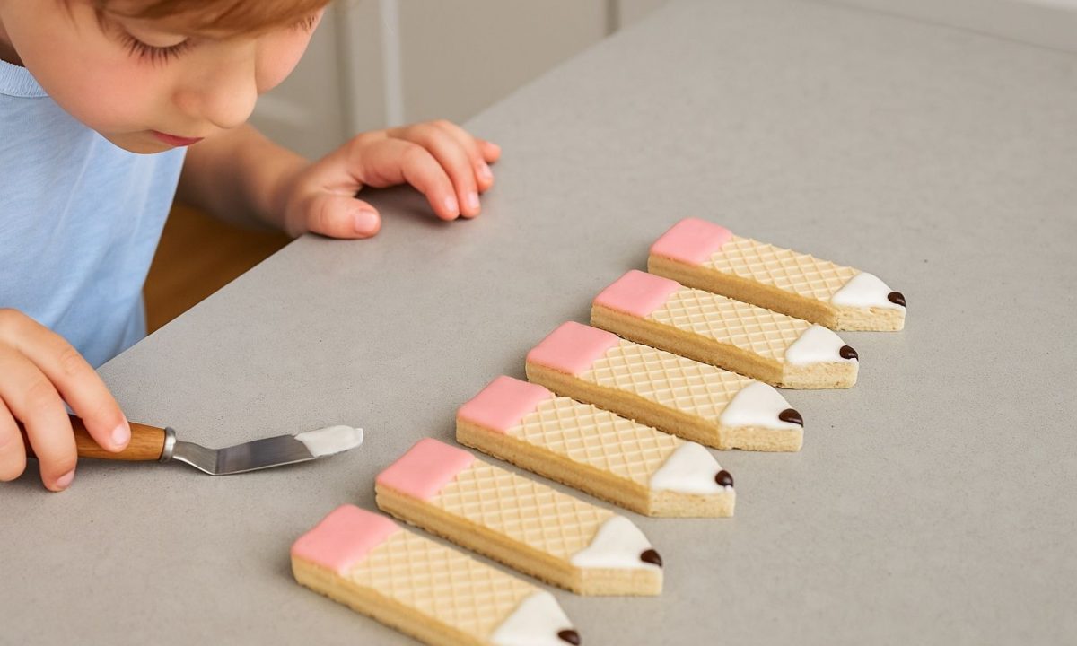 Μπισκοτάκια βάφλας–μολύβια: Το πιο χαριτωμένο back-to-school κέρασμα