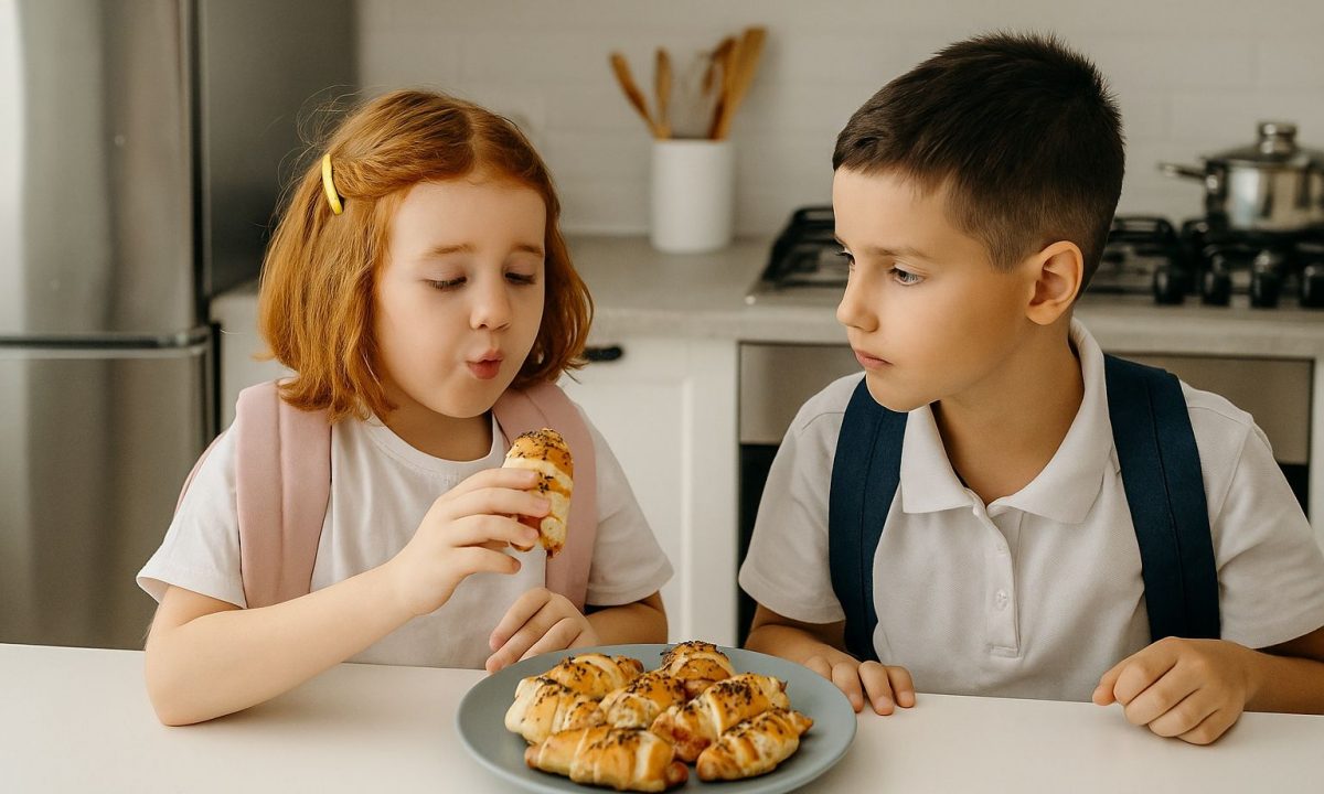 Φτιάξτε ρολά κρουασανάκια με τορτίγιες για το σχολείο - Γεμίστε τα με ό,τι θέλετε