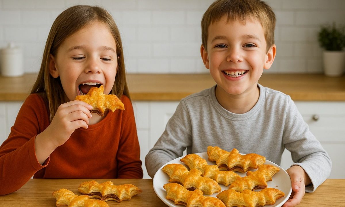 Νυχτερίδες από σφολιάτα και πραλίνα – Μια Halloween συνταγή