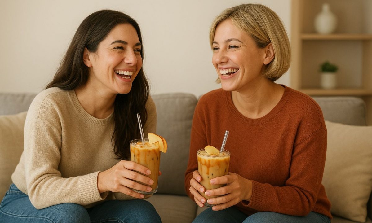 Ο καφές είναι ο BFF της μαμάς – Και αυτός ο φθινοπωρινός apple iced coffee είναι ό,τι χρειάζεσαι