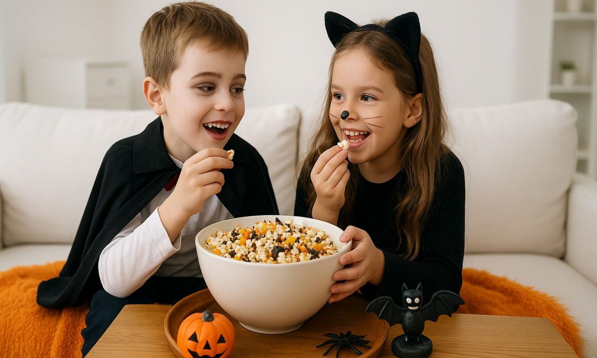 Halloween popcorn για παιδιά - Πώς θα το φτιάξετε