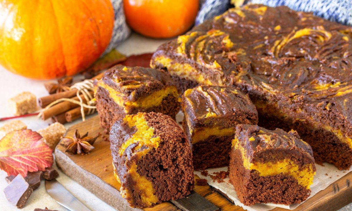 Brownies με σοκολάτα και κολοκύθα - Φθινοπωρινή απόλαυση για όλη την οικογένεια