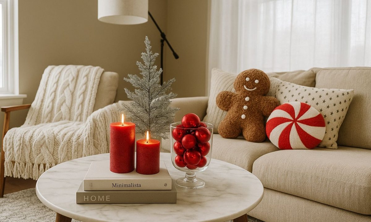 Christmas coffee table inspiration: Εύκολες και οικονομικές ιδέες για το τραπεζάκι σαλονιού σας