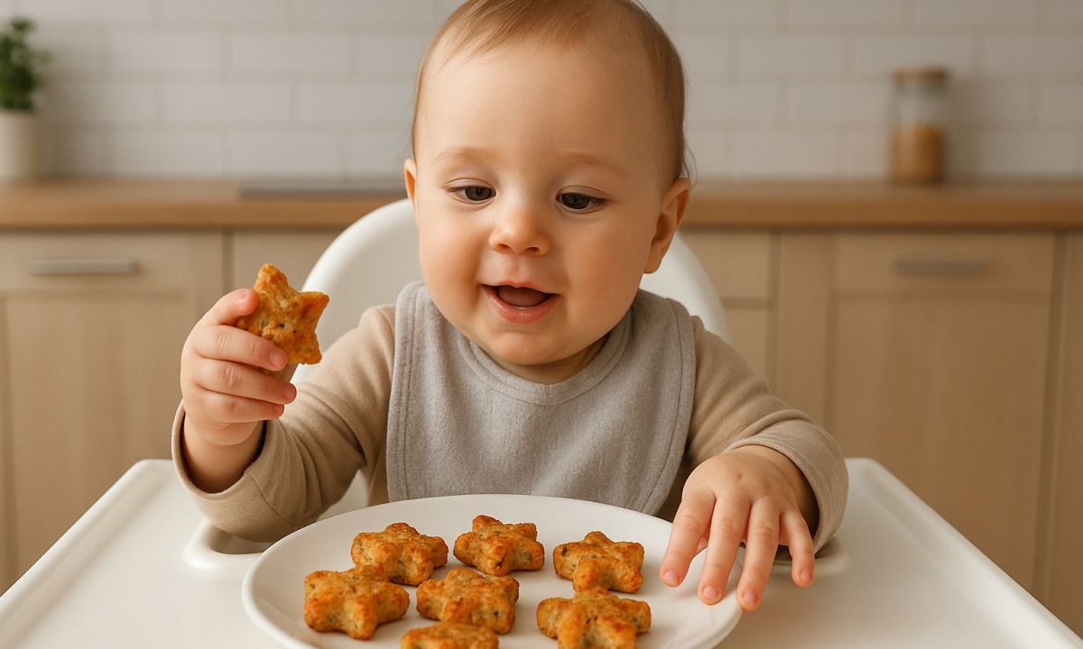 Αστεράκια σολομού για μωρά - Τη λες και χριστουγεννιάτικη συνταγή