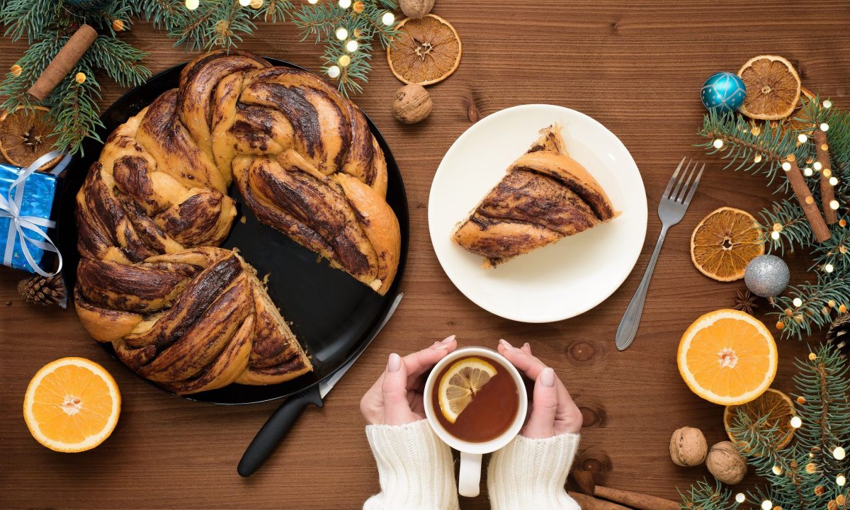 Χριστουγεννιάτικο στεφάνι με κράνμπερι και σοκολάτα - Ιδανικό γλυκό για τις γιορτές