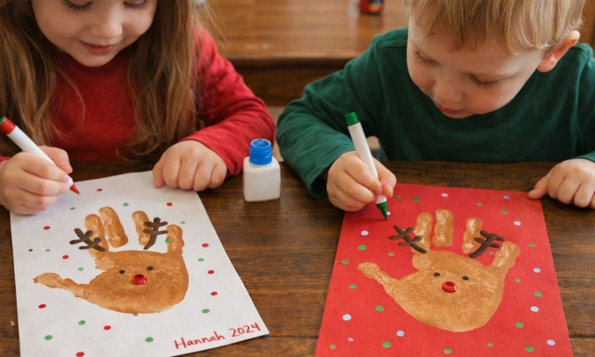 Το αποτύπωμα του Ρούντολφ: Η πιο τρυφερή χριστουγεννιάτικη χειροτεχνία