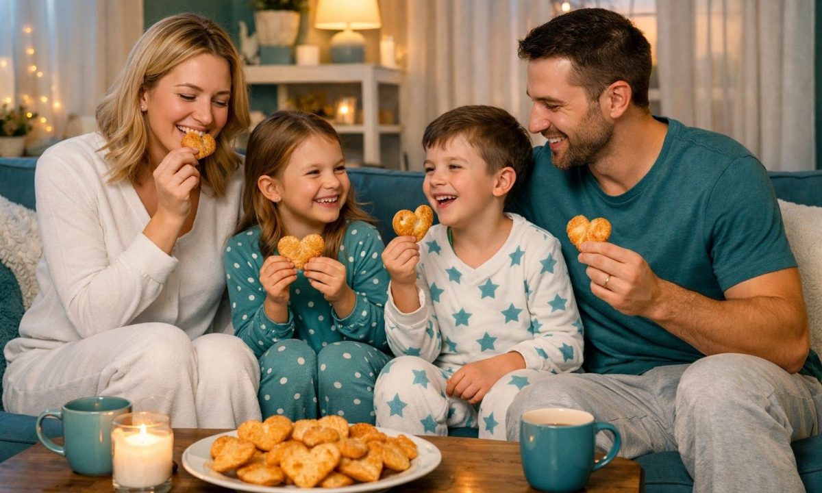 Μαγειρεύουμε με τα παιδιά για τον Άγιο Βαλεντίνο: Σφολιάτες καρδιές γεμιστές με σοκολάτα και φρούτα