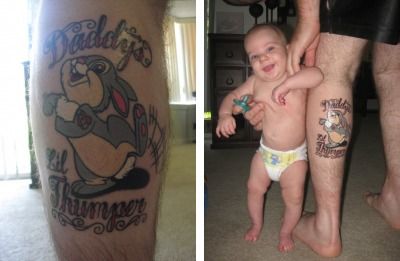 Τρομεροί μπαμπάδες έχουν κάνει τα μωρά τους τατουάζ! (φωτό)