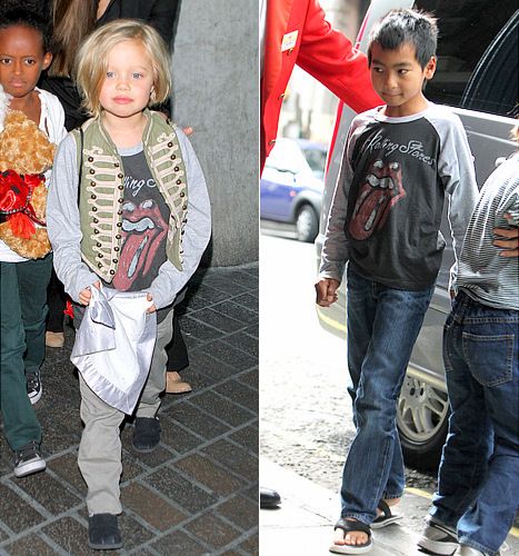 Tα παιδιά Jolie-Pitt μοιράζονται τα ρούχα τους