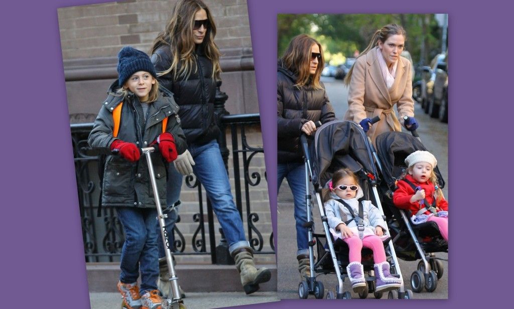 Sarah Jessica Parker: Πρωινή βόλτα με τα παιδιά!