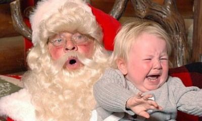 Όταν τα παιδιά τρομάζουν βλέποντας τον… Άγιο Βασίλη, οι καλύτερες φωτογραφίες!