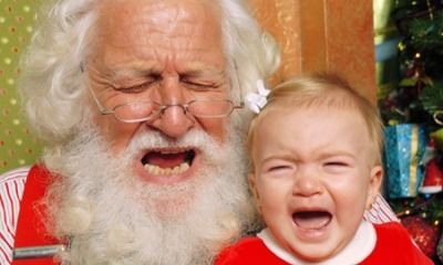 Όταν τα παιδιά τρομάζουν βλέποντας τον… Άγιο Βασίλη, οι καλύτερες φωτογραφίες!