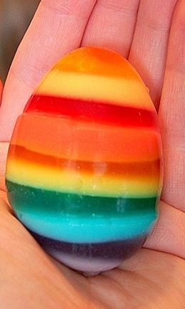 Τέλεια πολύχρωμα αβγά από ζελέ!