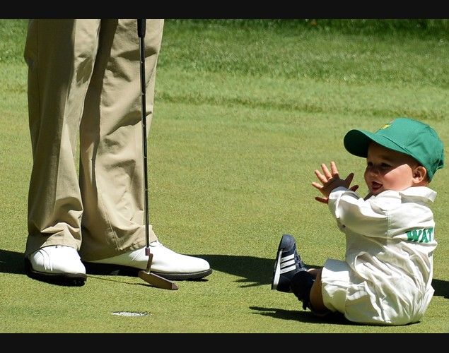 Ο μπαμπάς αγωνιζόταν αλλά ο γιος έκλεψε την παράσταση!