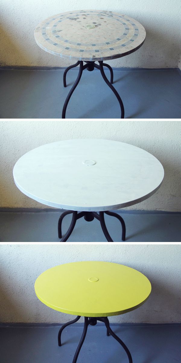 Δώστε χρώμα στη βεράντα ανανεώνοντας το τραπέζι σας!